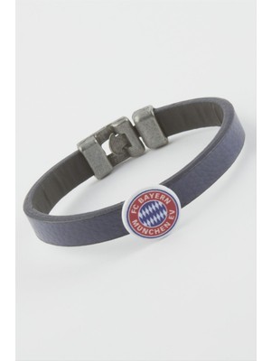 SHC4200 Lacivert Renkli Suni Deri Bileklik