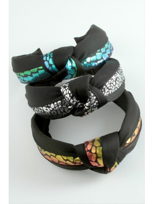 SHC4200 Leopar Desenli Düğümlü Taç