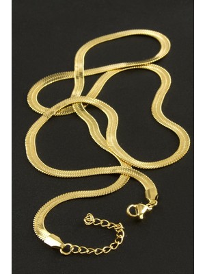 SHC4200 Italyan Zincir Çelik Kolye 60 cm