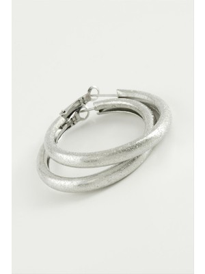 SHC4200 Simli Boru Halka Küpe 5,5 cm