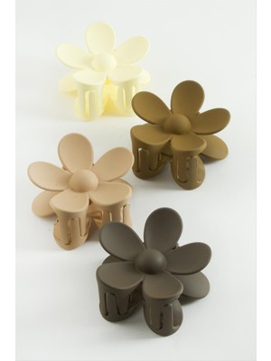 SHC4200 Çiçek Renkli Mandal Toka 8 cm