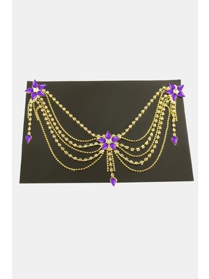 SHC4200 Papatya Şerit Taşlı Alınlık