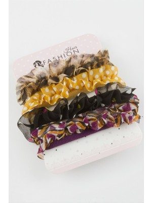 SHC4200 Karışık Desenli Lastikli Toka 4 Adet