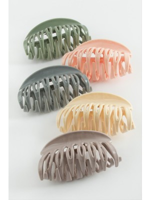 SHC4200 Oval Fileli Renkli Mandal Toka 8 cm