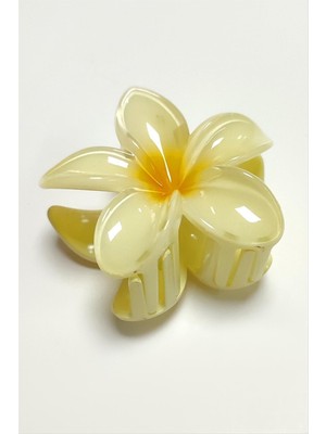 SHC4200 Sarı Renkli Lotus Toka 8 cm