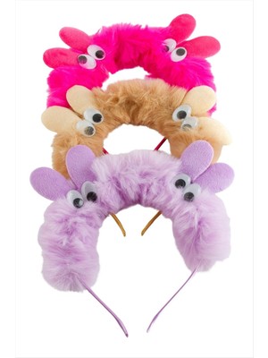 SHC4200 Gözlü Kulaklı Tüylü Taç