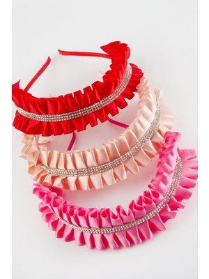 SHC4200 Saten Kurdale Taşlı Taç