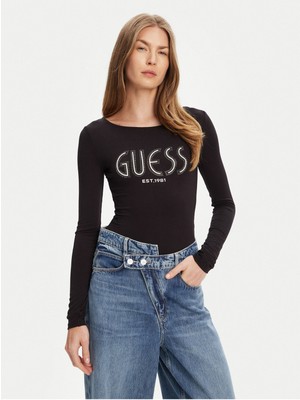 Guess Kendinden Desenli Bluz  W5YP05K68D2