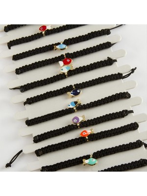 SHC4200 Balık Makrome Örgülü Bileklik