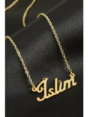 SHC4200 Islim Isimli Kolye (Kişiye Özel)