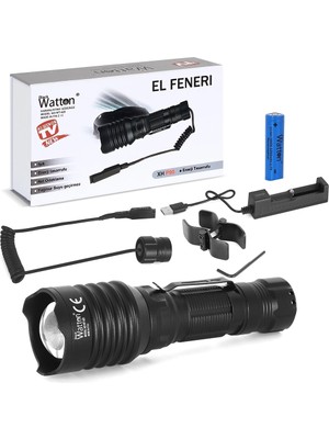 Starseven Tg-10 Şarjlı Profesyonel Av Feneri WT-620