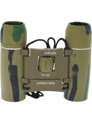 Starseven 70X60 Cepte Taşımalı Kauçuk Kaplamalı Mini Dürbün Kamuflaj