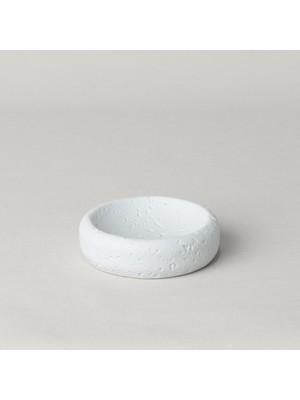 Linens Lumıa 11,4x3,1 cm Katı Sabunluk Beyaz