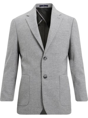 Uki Yeşil Mono Yaka Klasik Ceket