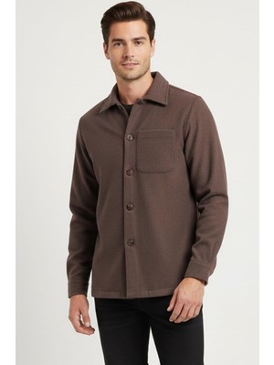 Uki Vizon Comfort Fit Gömlek Ceket