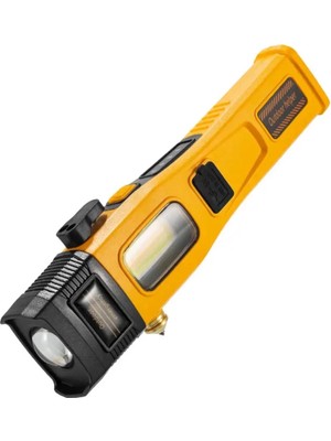 Starseven Wison WS-1414 Cam Kıracaklı Dijital Göstergeli Mıknatıslı Şarjlı Acil Durum Tamirci Feneri