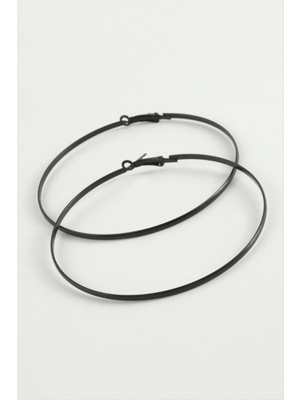 SHC4200 Düz Metal Halka Küpe 8-9-10 cm