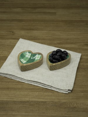 Zensori Mango Kalp  Şeklinde Sunum Tabağı