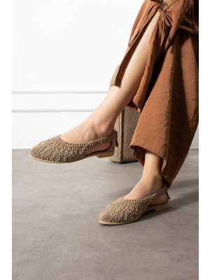 Redtan Kadın Örme Babet Ayakkabı | Kadın Ayakkabı | Günlük Ayakkabı | Anne Ayakkabı