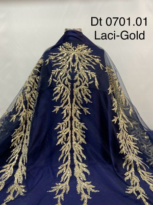 Dantelistan Dt 0701.01 Lacvert-Gold