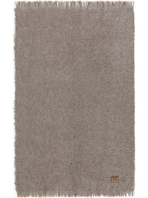 The House Of Lyria Madornale Mohair ve Yün Karışımlı Battaniye Gri
