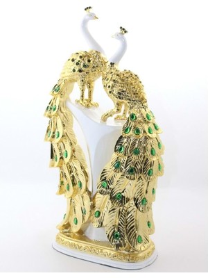 Erseyy Polyester 2'li Tavuskuşu Biblo