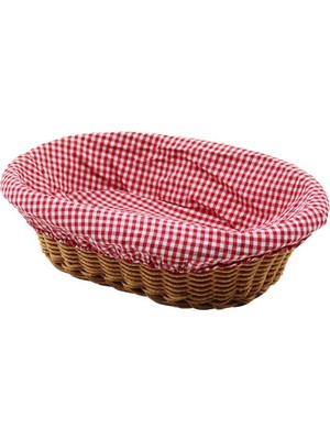 Ayder Timya Oval Renkli Bezli Ip Hasır Ekmek Sepeti Kulplu TABAN:11.5X20 - AĞIZ:18X28 Derinlik:7cm (TIMYA/GO1395)  199066