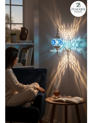 Zemaris Hediyelik Beyaz Renk Aplik