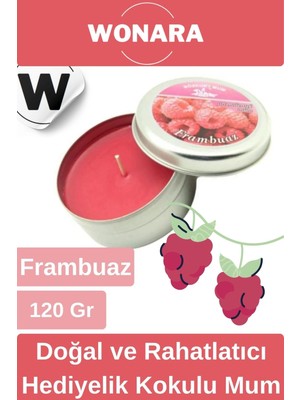 Wonara Özel Üretim Doğal Rahatlatıcı Hediyelik Ev Ofis Yoga Dekoratif Oda Kokusu Teneke Kutuda Kokulu Mum