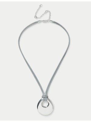 Marks & Spencer Gümüş Tonlu Gri Kolye