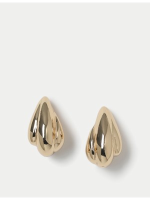 Marks & Spencer Altın Renk Detaylı Küpe