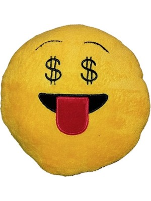 El@Ma Dil Çıkaran Yüz Peluş Emoji Yastık