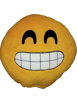 El@Ma Sırıtan Yüz Peluş Emoji Yastık