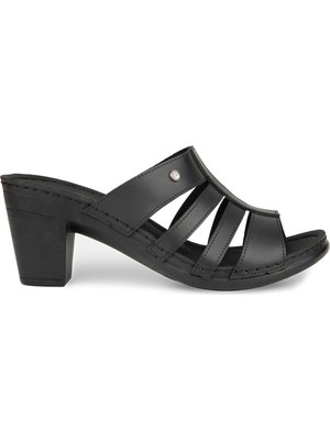 Muya Schoen Anatomik Taban Hakiki Deri Kadın Terlik