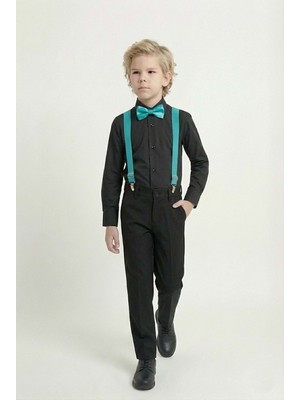 Mnk Baby & Kids Renkli Gömlekli Erkek Çocuk Takım M00788