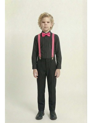 Mnk Baby & Kids Renkli Gömlekli Erkek Çocuk Takım M00788