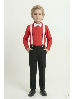 Mnk Baby & Kids Renkli Gömlekli Erkek Çocuk Takım M00788