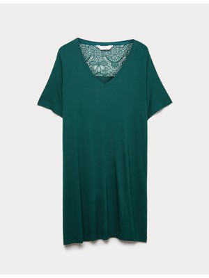 Marks & Spencer Dantel Detaylı Gecelik