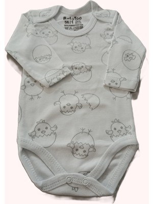 Bulut Anne ve Çocuk Uzun Kollu Çıtçıtlı Body %100 Pamuklu Desenli /renkli Erkek ve Kız Bebek Unisex Tasarım Çıtçıtlı Yaka