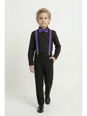 Mnk Baby & Kids Renkli Gömlekli Erkek Çocuk Takım M00788