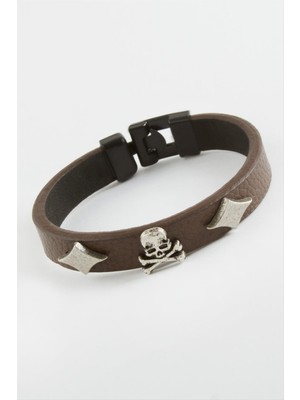 SHC4200 Kuru Kafa Kaliteli Suni Deri Bileklik