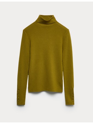 Marks & Spencer Fitilli Balıkçı Yaka Kazak