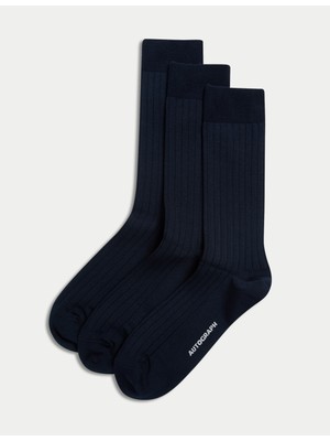 Marks & Spencer 3’lü Ribana Çorap Seti