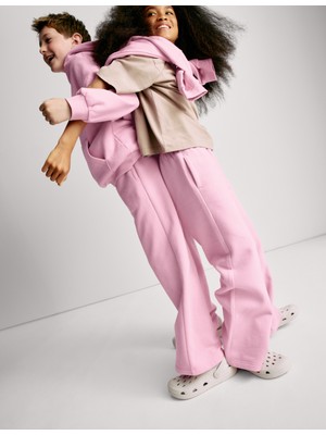 Marks & Spencer Geniş Paçalı Pamuk Karışımlı Jogger Pantolon (2-16 Yaş)