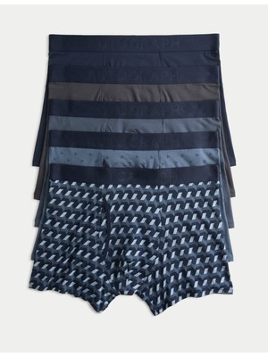 Marks & Spencer 5’li Supima Pamuk Modal Geometrik Desen Trunk Seti