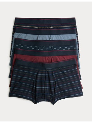 Marks & Spencer 5'li Pamuk Karışımlı Nefes Alabilir Hipster