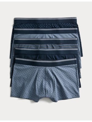 Marks & Spencer 5’li Pamuklu Geometrik Boxer