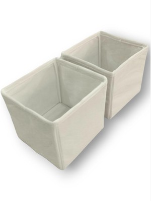 Hepta Collection 2'li Beyaz Çekmece Içi Düzenleyici Organizer Set - Çok Amaçlı Dolap Içi Seti (13 * 13 * 13)