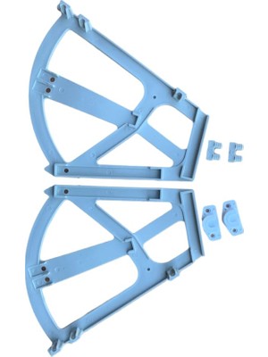 Hepta Collection Ayakkabılık Aparatı Plastik Mekanizma 2 Li Takım