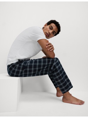Marks & Spencer Çizgili %100 Pamuk Pijama Altı